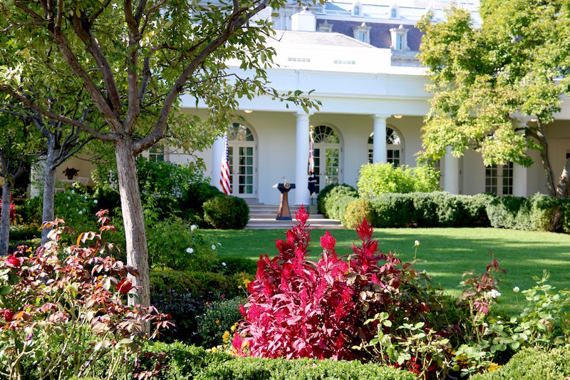 Wycieczka po ogrodach Białego Domu