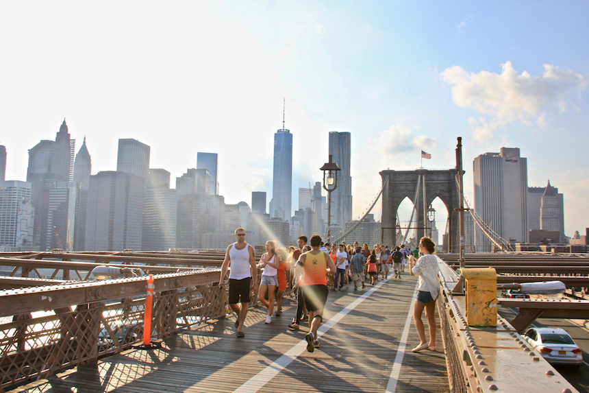 Brooklyn Bridge czyli Most Brookliński w Nowym Jorku