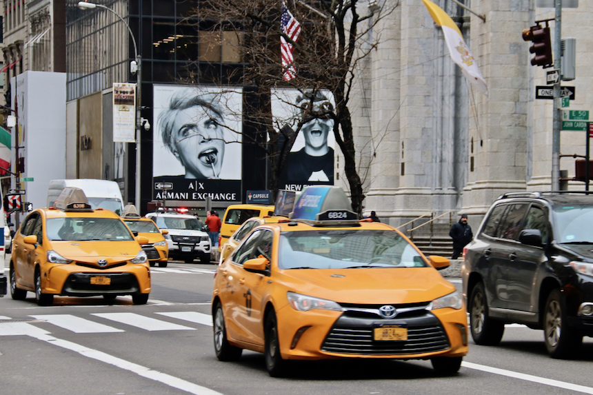 Jazda taksówką po Nowym Jorku