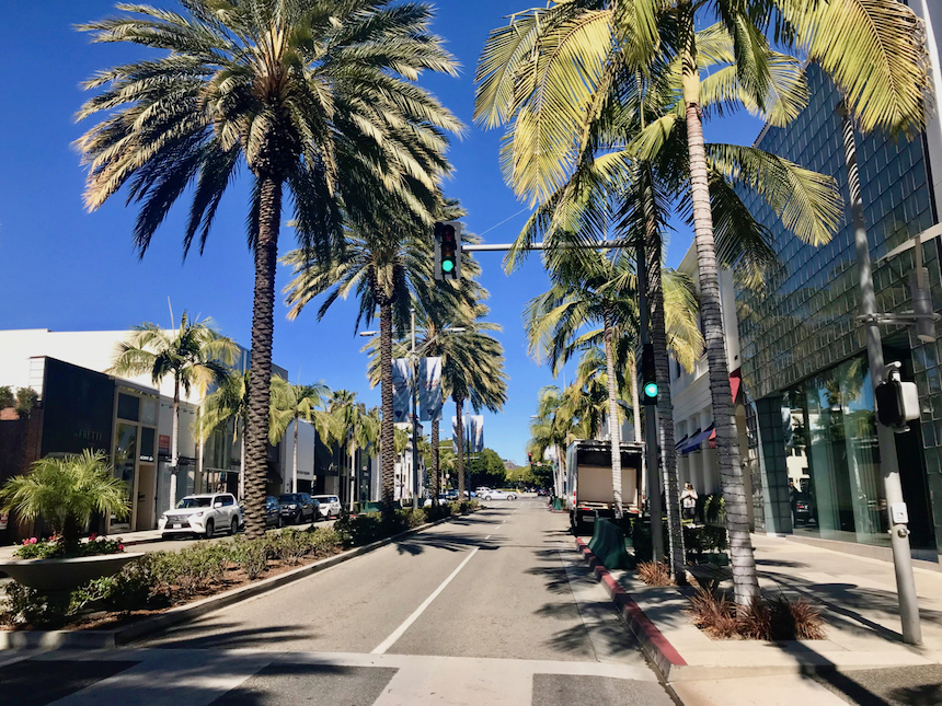 Rodeo Drive w Beverly Hills